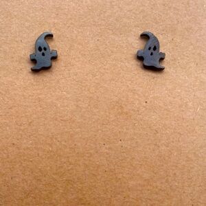 Black Ghost Earrings